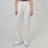 MG0S TWO TUCK WIDE PANTS (WHITE)